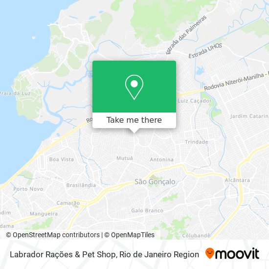 Labrador Rações & Pet Shop map