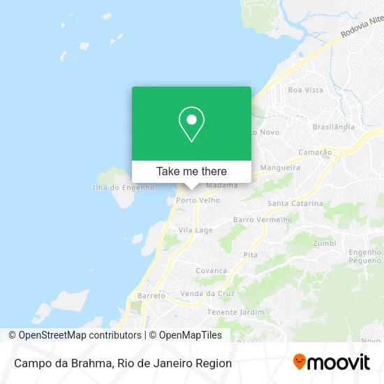 Campo da Brahma map