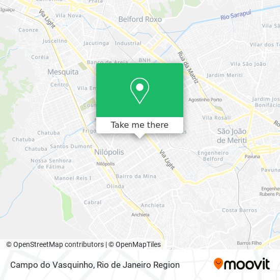 Campo do Vasquinho map