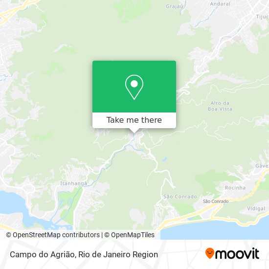 Mapa Campo do Agrião