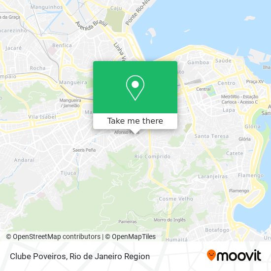 Clube Poveiros map