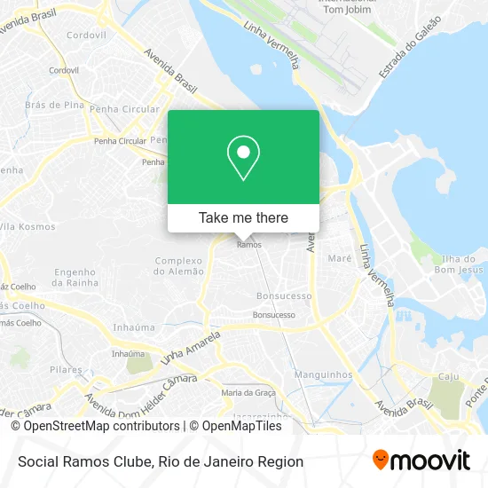 Social Ramos Clube map
