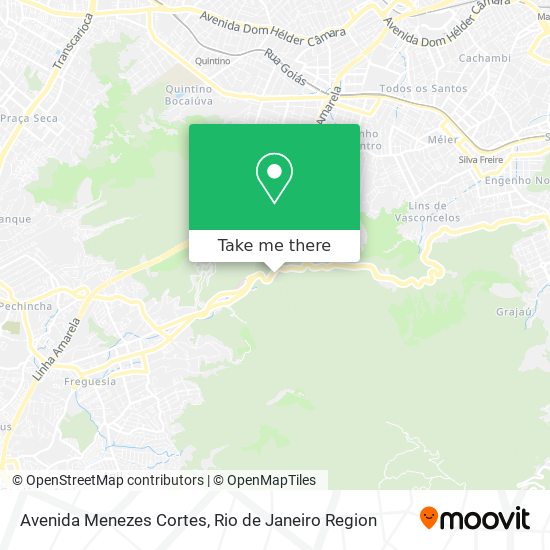 Mapa Avenida Menezes Cortes