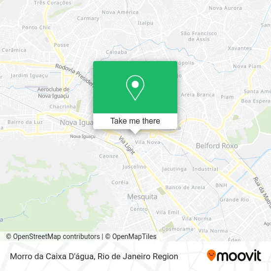 Morro da Caixa D'água map
