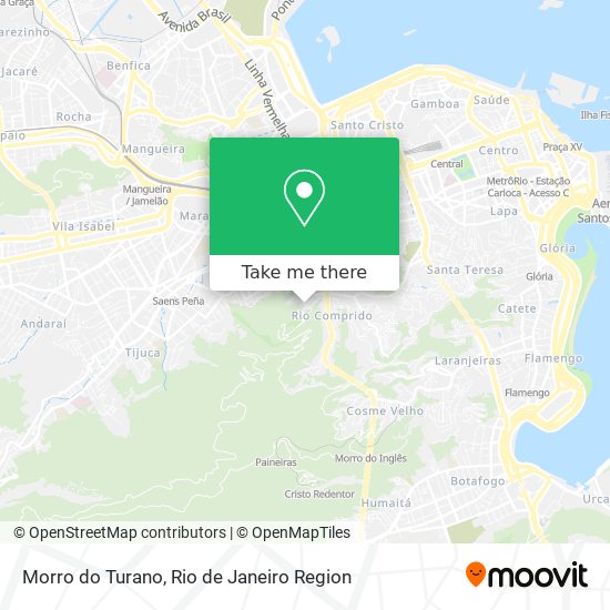 Mapa Morro do Turano