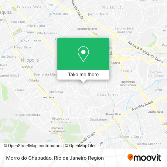 Morro do Chapadão map