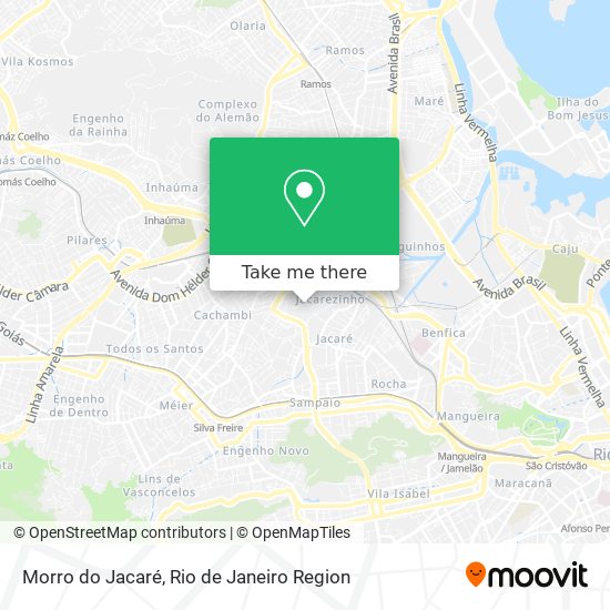 Mapa Morro do Jacaré