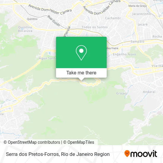 Serra dos Pretos-Forros map