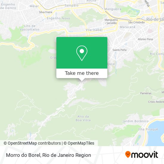 Mapa Morro do Borel