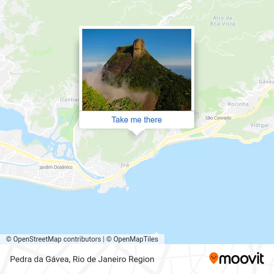 Pedra da Gávea map