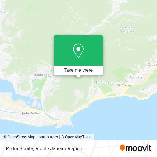 Pedra Bonita map
