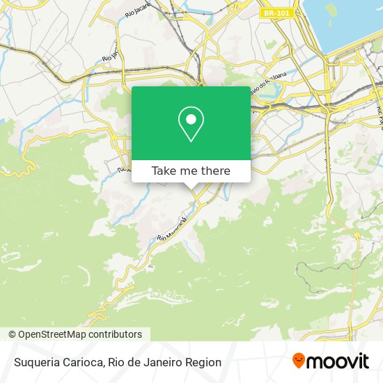 Suqueria Carioca map