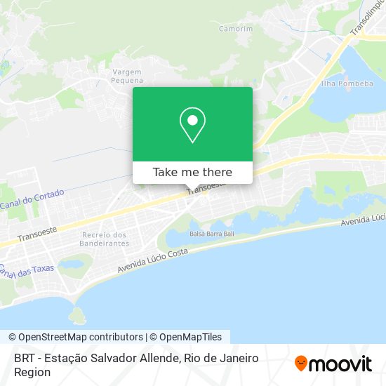 BRT - Estação Salvador Allende map