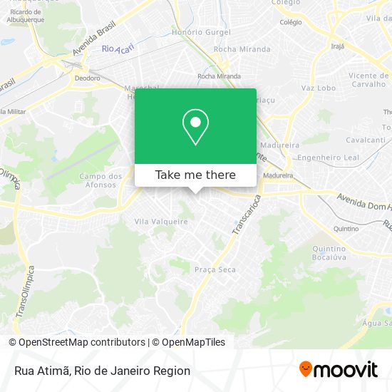 Mapa Rua Atimã