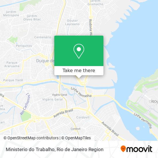 Mapa Ministerio do Trabalho