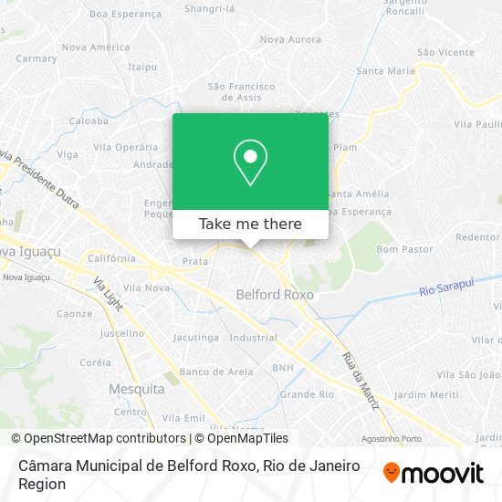 Câmara Municipal de Belford Roxo map