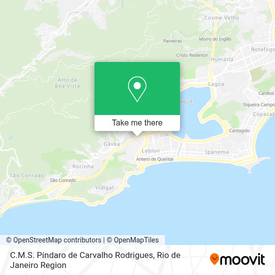 C.M.S. Píndaro de Carvalho Rodrigues map
