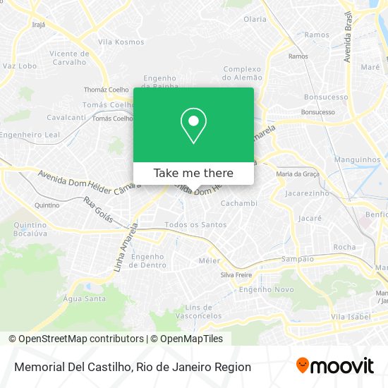 Memorial Del Castilho map