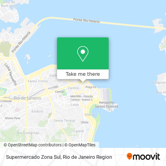 Supermercado Zona Sul map