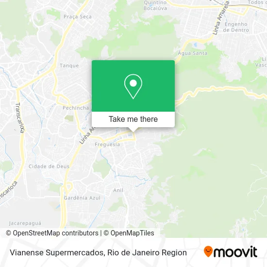 Vianense Supermercados map