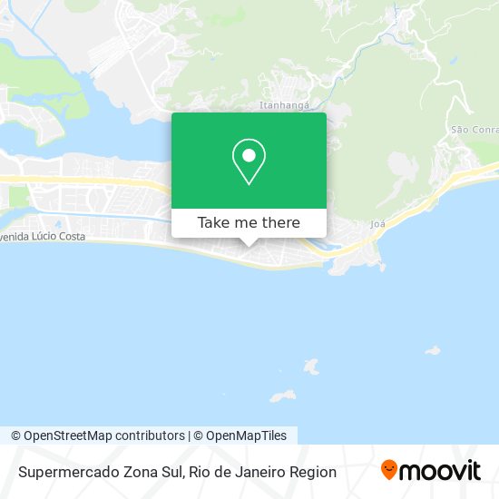 Supermercado Zona Sul map