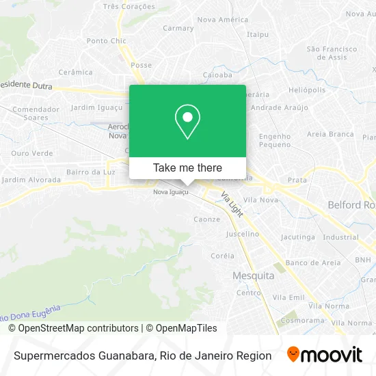 Supermercados Guanabara map