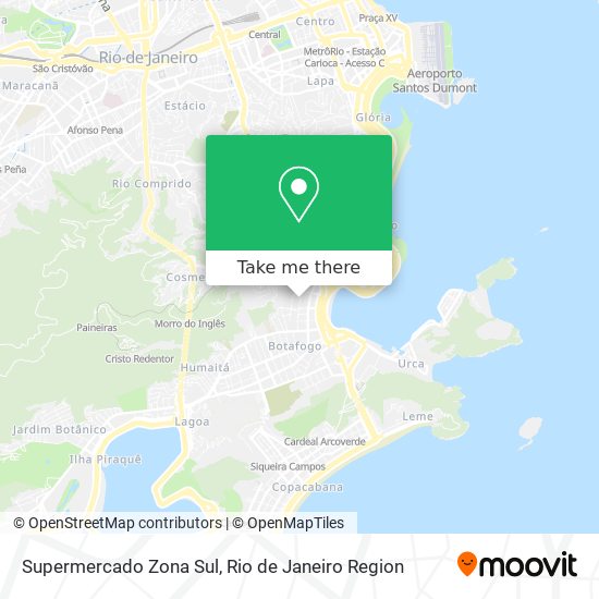 Supermercado Zona Sul map