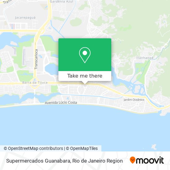 Supermercados Guanabara map