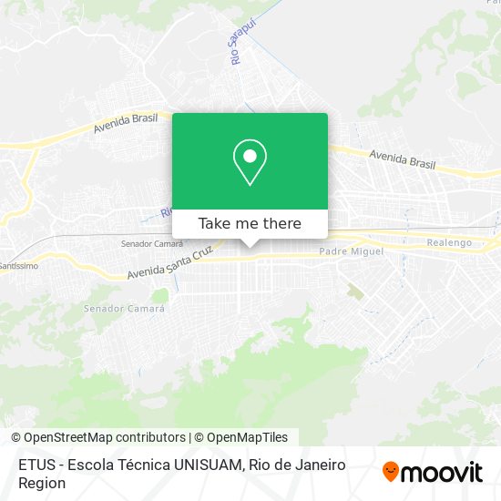 ETUS - Escola Técnica UNISUAM map