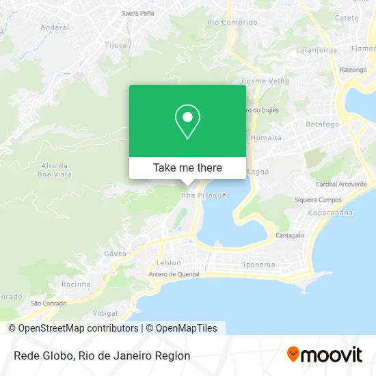 Rede Globo map