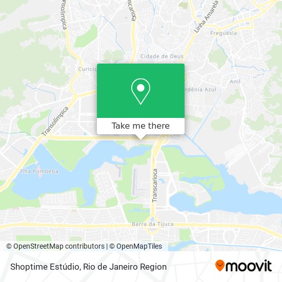 Shoptime Estúdio map
