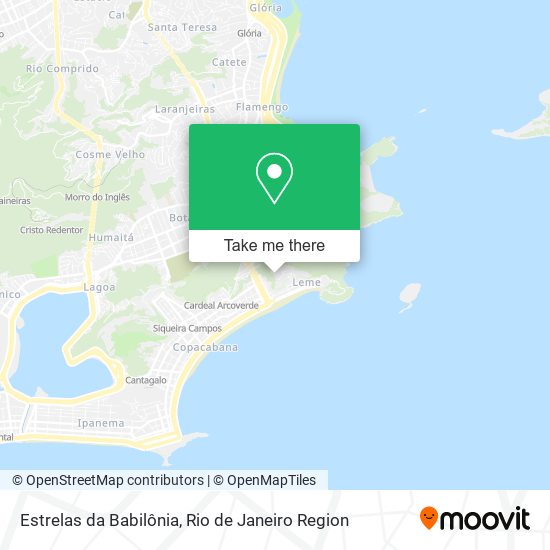 Estrelas da Babilônia map