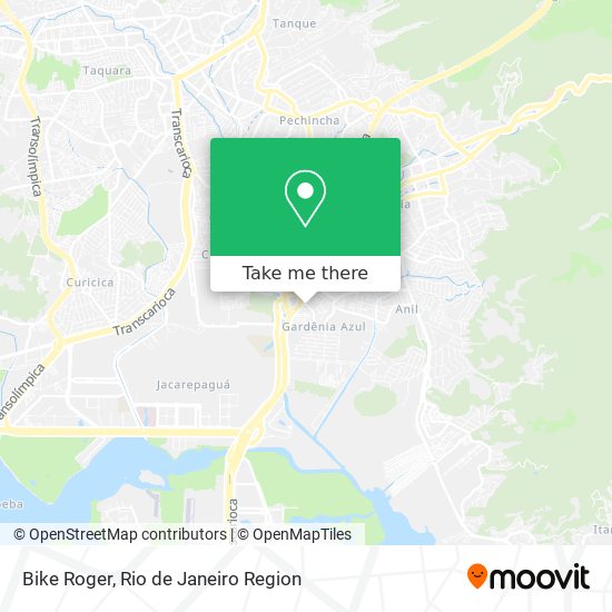 How to get to Bike Roger in Gardênia Azul by Bus?