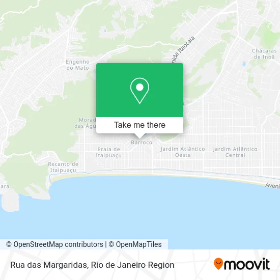 Rua das Margaridas map