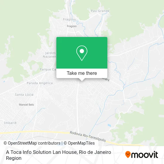 A  Toca Info Solution Lan House map