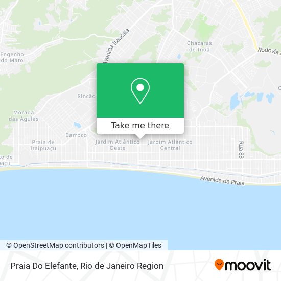 Praia Do Elefante map