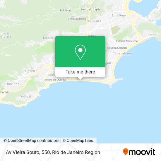 Av Vieira Souto, 550 map