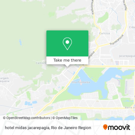 hotel midas jacarepagia map