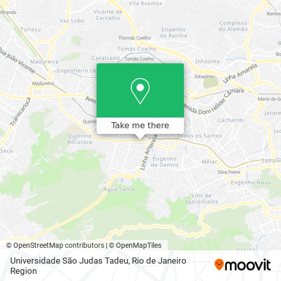 Universidade São Judas Tadeu map