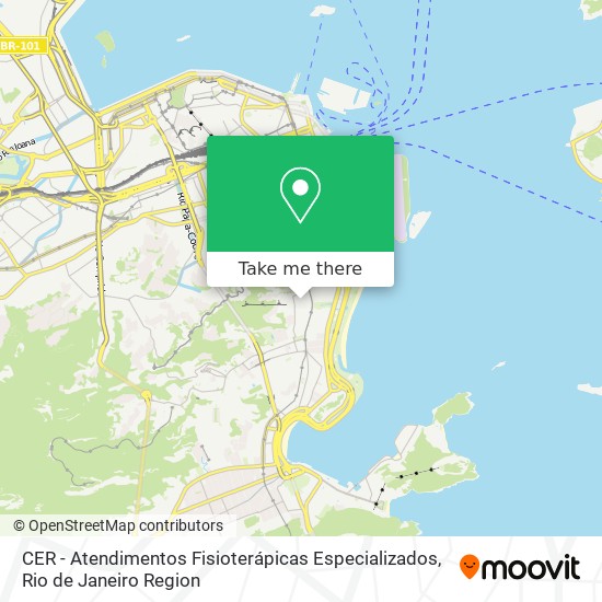 Mapa CER - Atendimentos Fisioterápicas Especializados