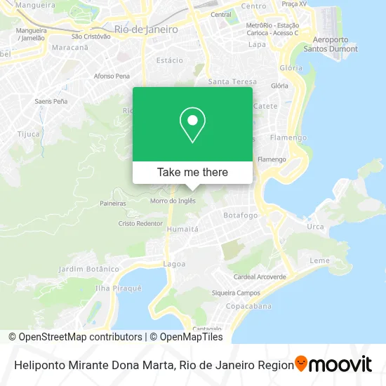 Heliponto Mirante Dona Marta map