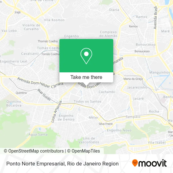 Ponto Norte Empresarial map