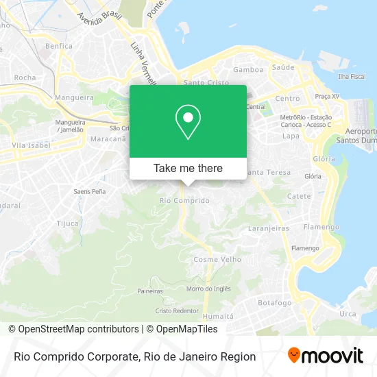 Rio Comprido Corporate map