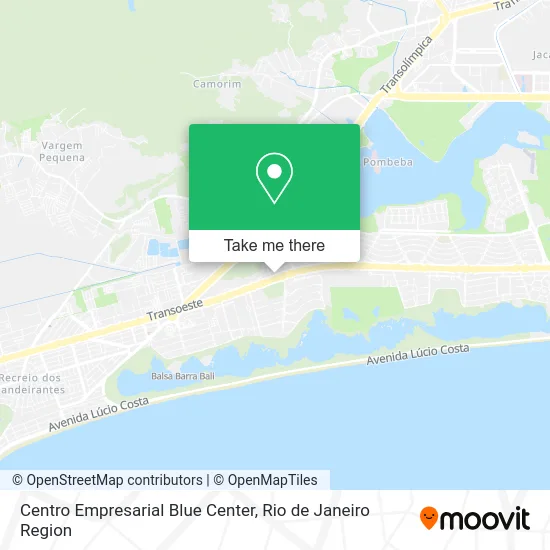 Centro Empresarial Blue Center map