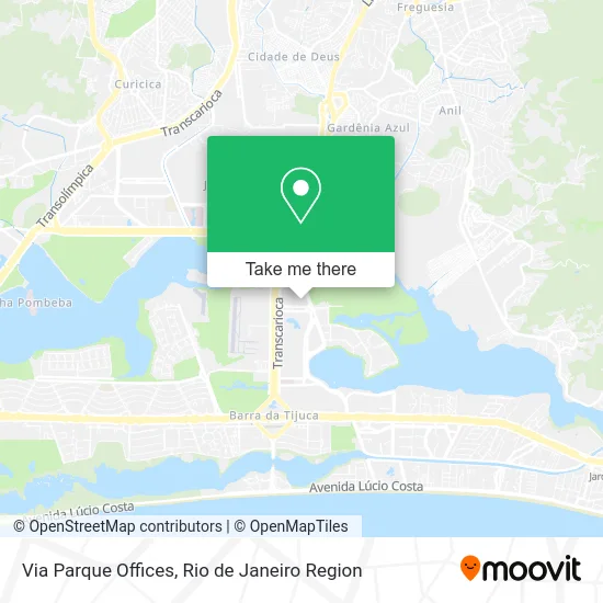 Via Parque Offices map