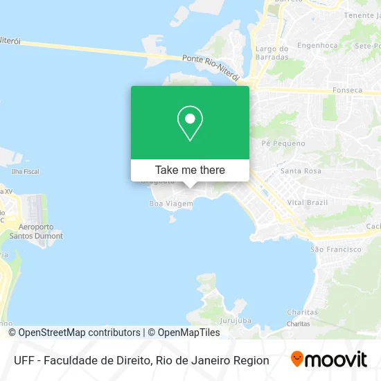 UFF - Faculdade de Direito map