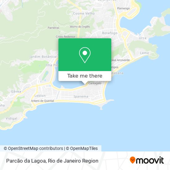 Mapa Parcão da Lagoa