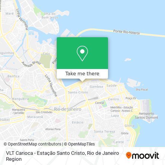 VLT Carioca - Estação Santo Cristo map