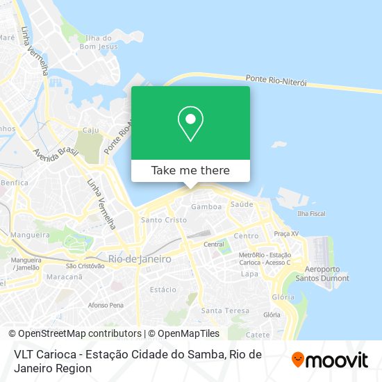 VLT Carioca - Estação Cidade do Samba map