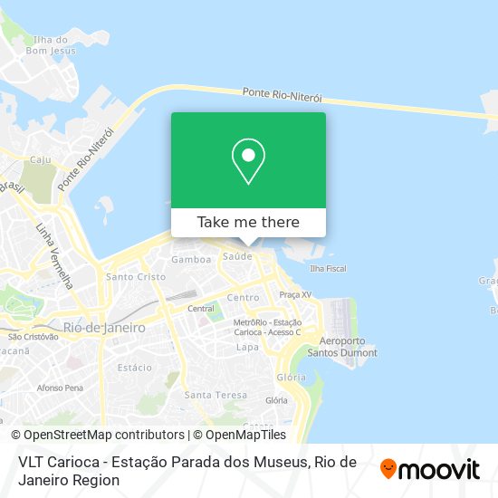 VLT Carioca - Estação Parada dos Museus map